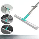 Vassoura Mágica 2-em-1 de Silicone – Rodo Multiuso Telescópico