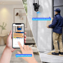 Câmera de Segurança Wi-Fi 4K com Monitoramento em Tempo Real com Visão 360° e Controle pelo App