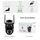 Câmera de Segurança Wi-Fi 4K com Monitoramento em Tempo Real com Visão 360° e Controle pelo App