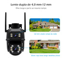 Câmera de Segurança Wi-Fi 4K com Monitoramento em Tempo Real com Visão 360° e Controle pelo App